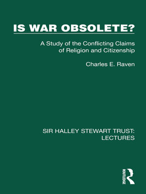 cover image of Is War Obsolete?